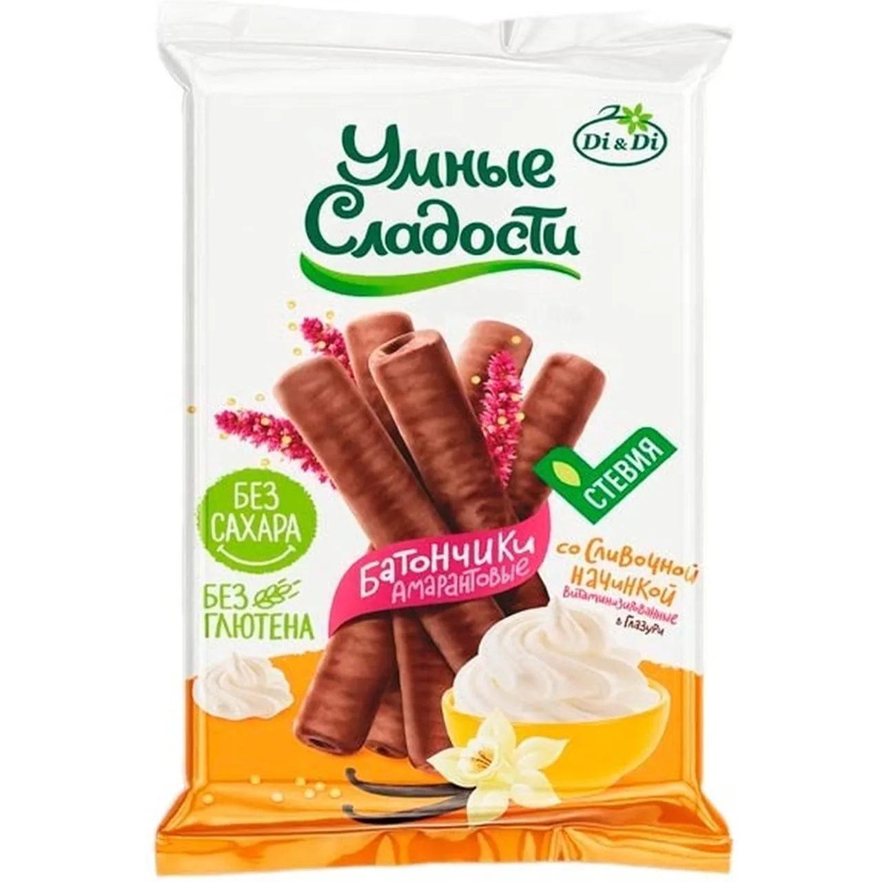 Батончик "Умные сладости" Сливочный в глазури