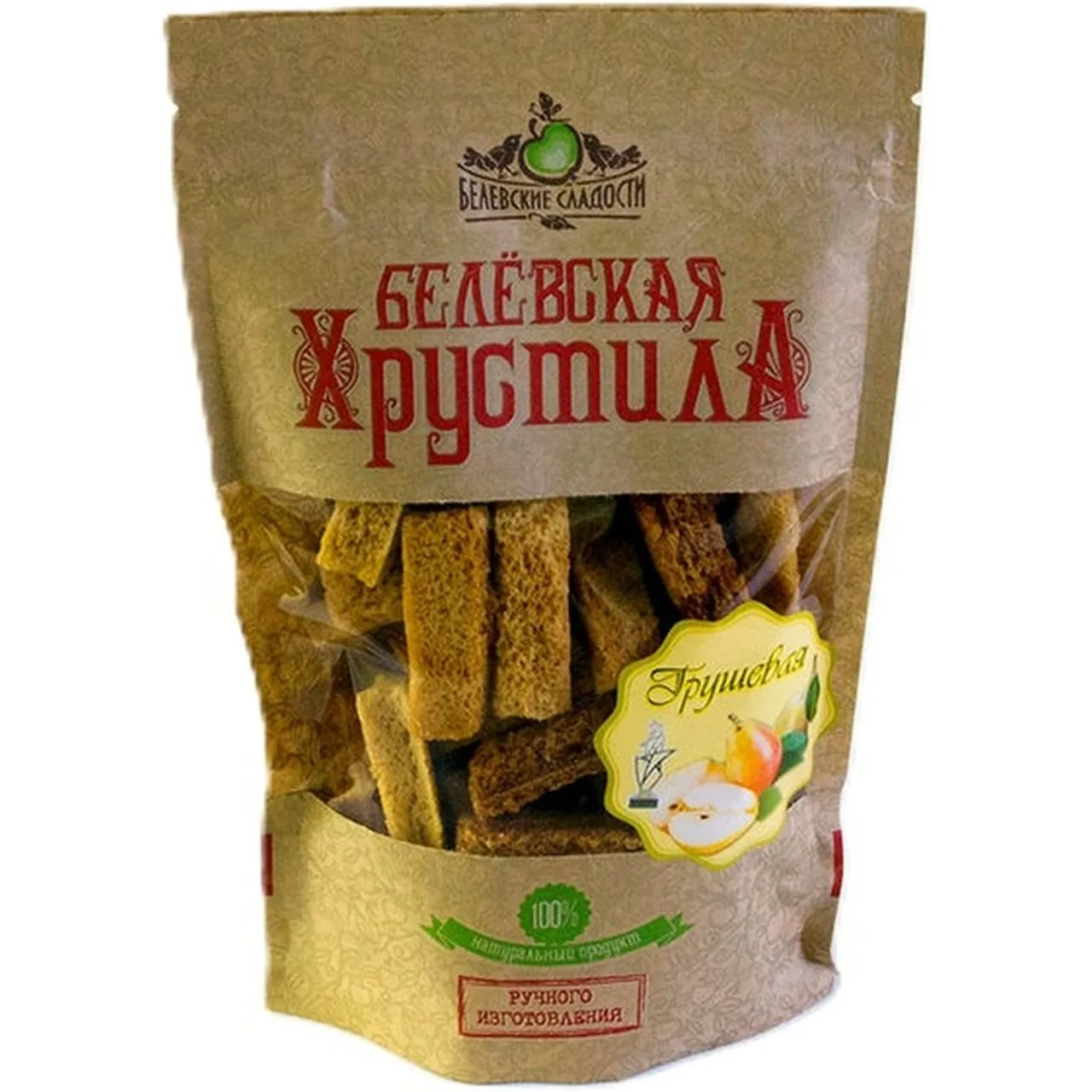 Белевская хрустила "Грушевая" (Яблочные сухарики)