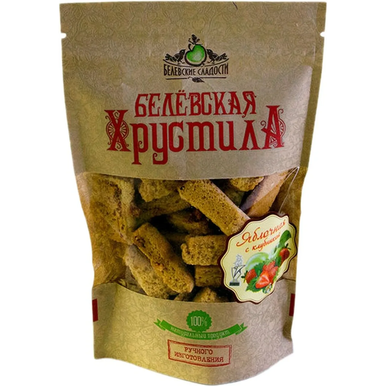 Белевская хрустила "Клубника" (Без сахара)