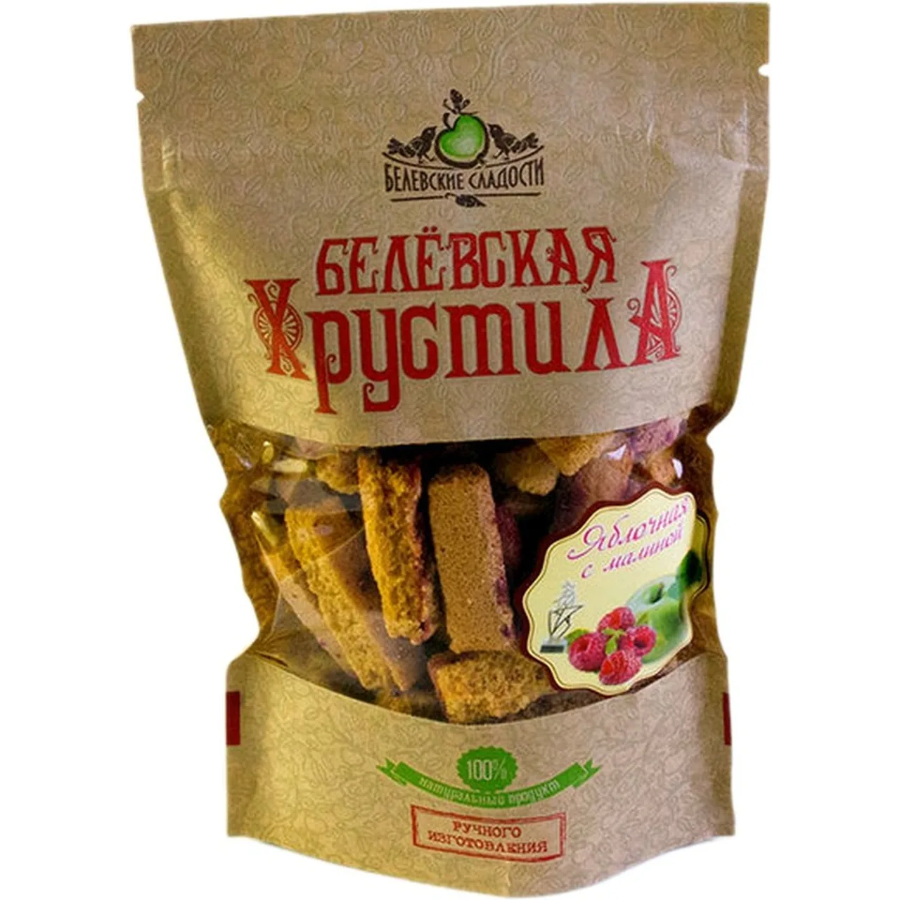 Белевская хрустила "Малина" (Без сахара)