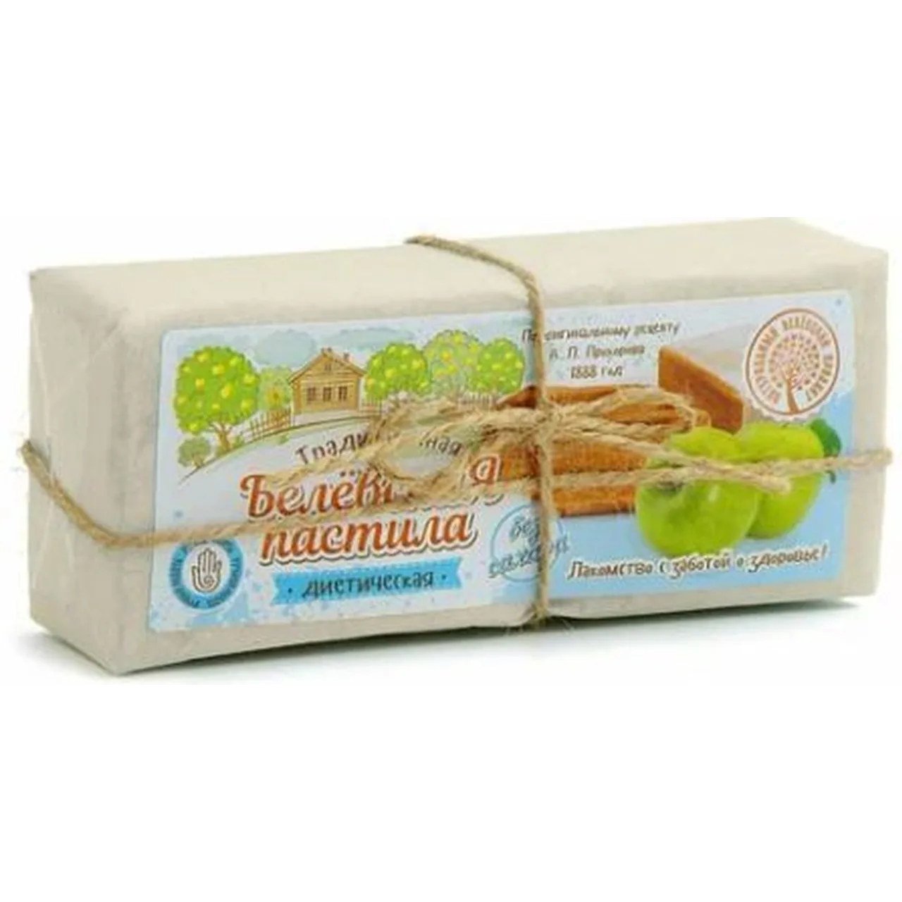 Пастила Белевская Диетическая в пергаменте (без сахара)