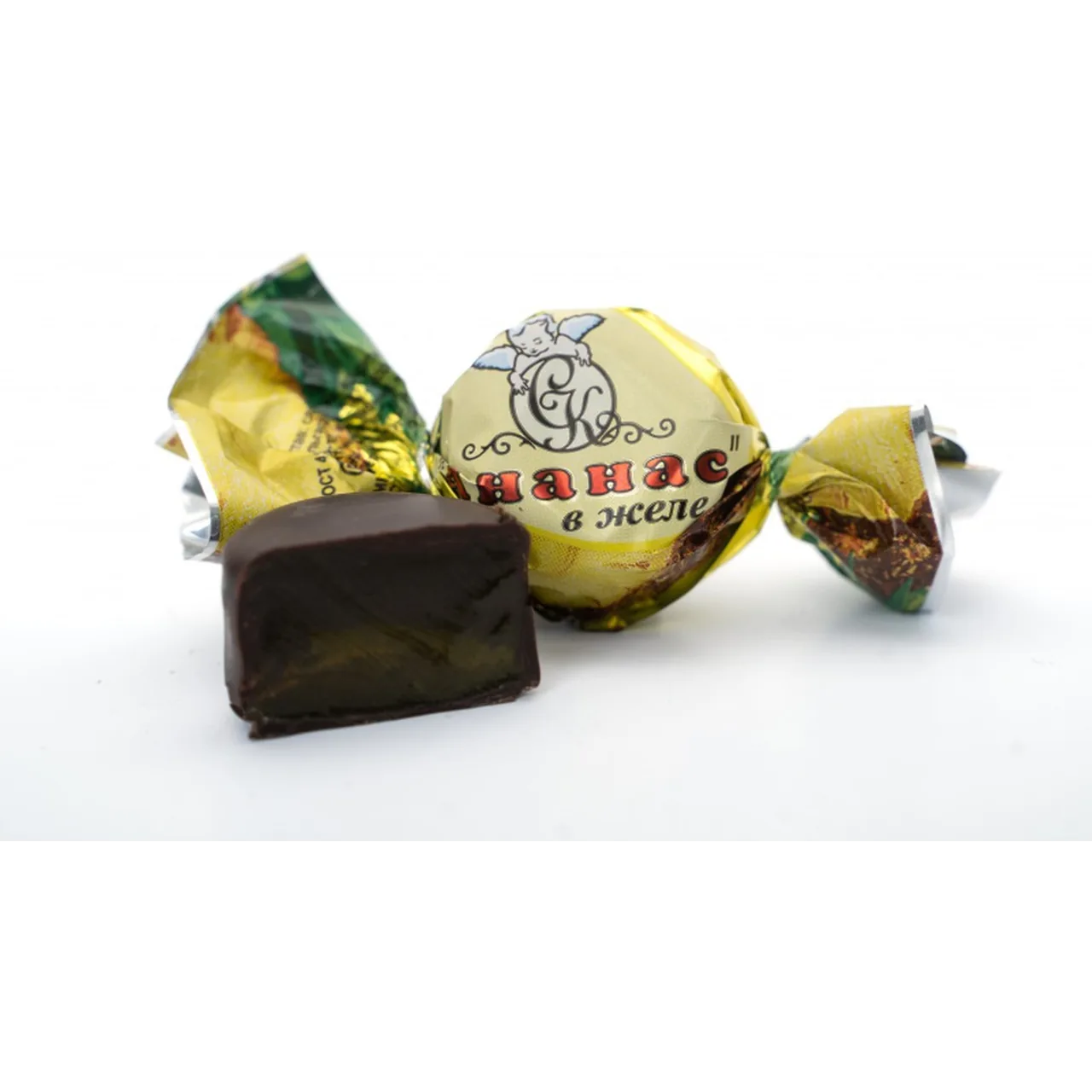 Суворовские конфеты "Ананас в желе" (Весовые, 3 кг)